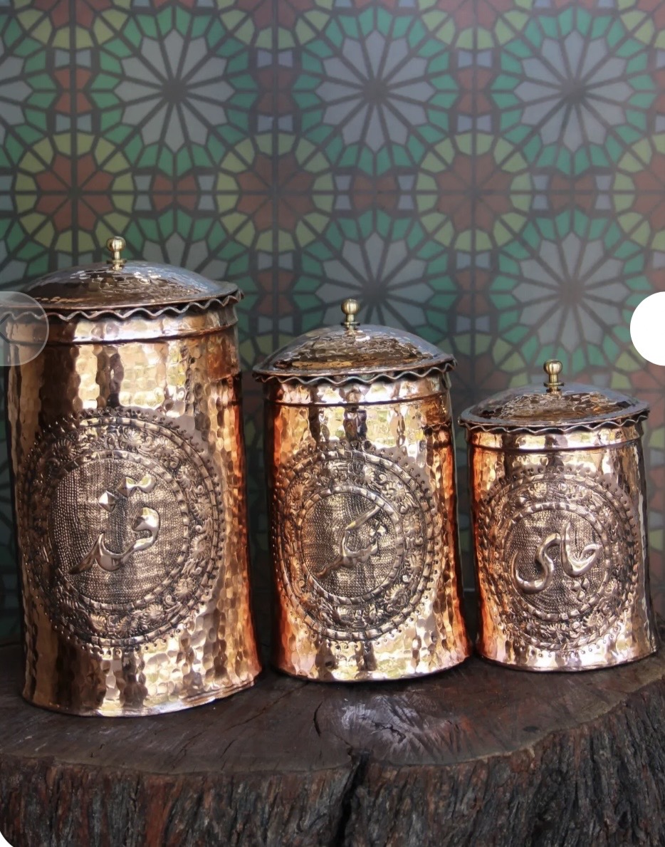 بانکه مسی قلم قند ۳ سایز