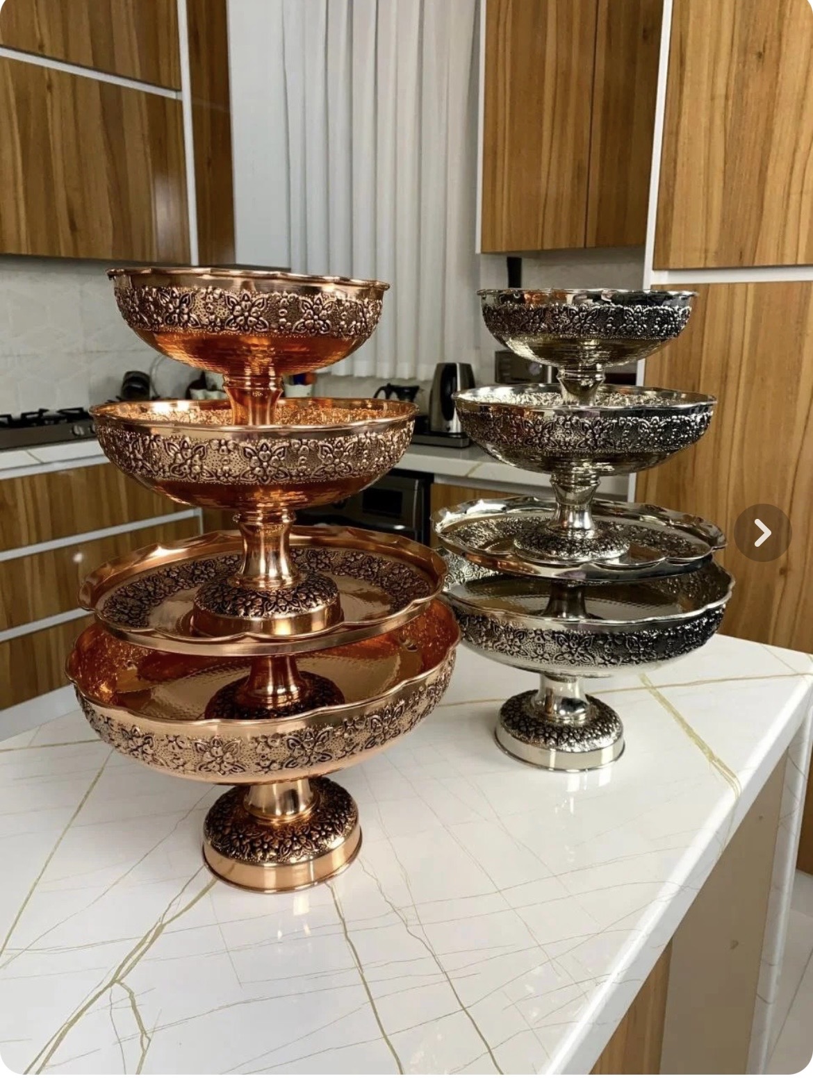 سرویس پذیرایی مسی گلبرگ نانو شده